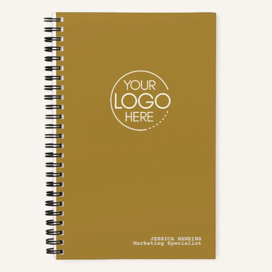 Carnet Logo Moderne Or Tendance (Recto)