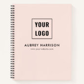 Carnet Logo Moderne Simple Professionnel (Devant)