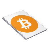 Carnet Logo original Bitcoin (BTC) (Côté Droit)