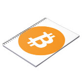 Carnet Logo original Bitcoin (BTC) (Côté gauche)
