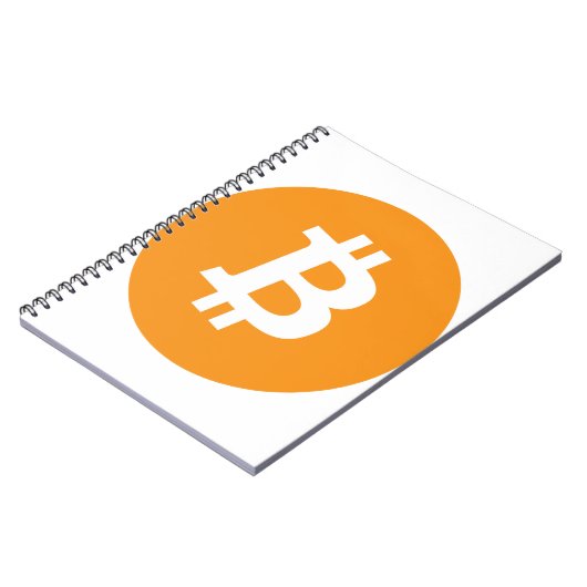 Carnet Logo original Bitcoin (BTC) (Côté gauche)