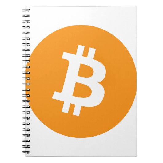 Carnet Logo original Bitcoin (BTC) (Devant)