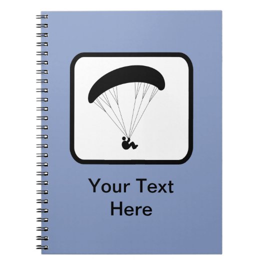 Carnet Logo Paraglider personnalisable (Devant)