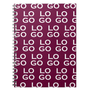 Carnet Logo personnalisé d'entreprise ou de société sur f