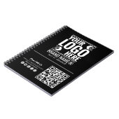 Carnet Logo personnalisé, logo d'entreprise ou de marque (Côté gauche)