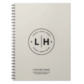 Carnet Logo personnalisé moderne (Devant)