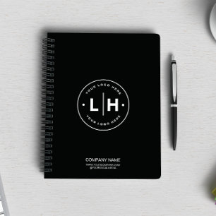 Carnet Logo personnalisé noir