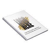 Carnet Logo Personnalisé Plus Texte Professionnel (Côté Droit)