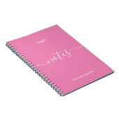 Carnet Logo Pink Professionnel (Côté Droit)