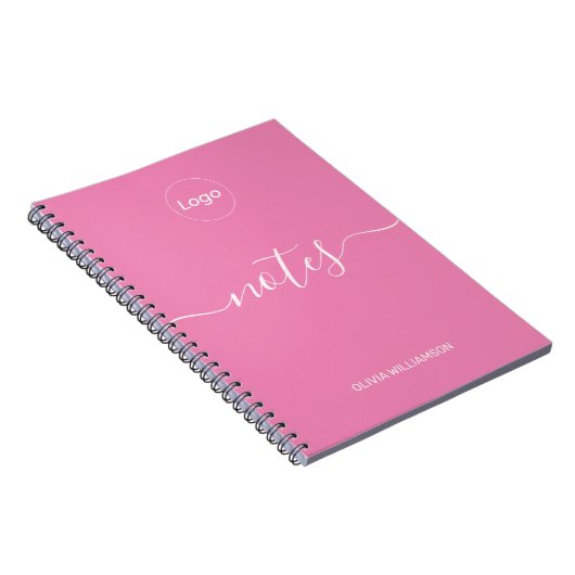 Carnet Logo Pink Professionnel (Côté Droit)