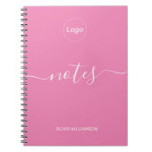 Carnet Logo Pink Professionnel (Devant)