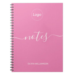 Carnet Logo Pink Professionnel
