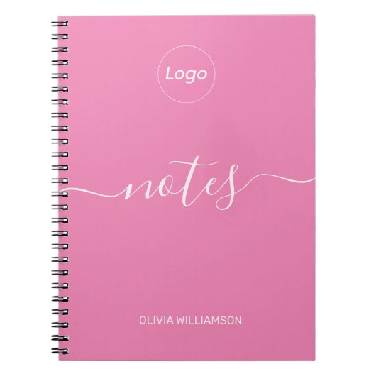 Carnet Logo Pink Professionnel (Devant)