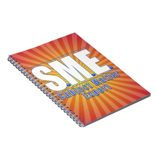 CARNET LOGO PME OBJET EXPERT BLANC/BLEU (Côté Droit)