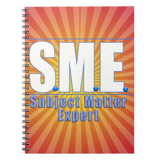 CARNET LOGO PME OBJET EXPERT BLANC/BLEU (Devant)