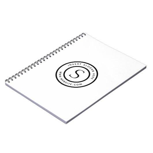 Carnet Logo Professional Plain Simple Modern (Côté gauche)