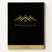 Carnet Logo Promotionnel immobilier moderne (Dos)
