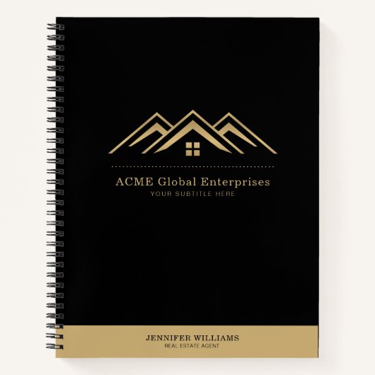 Carnet Logo Promotionnel immobilier moderne (Devant)