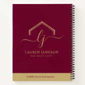 Carnet Logo Promotionnel immobilier moderne (Dos)