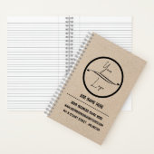 Carnet Logo promotionnel Kraft Brown Entreprise (À l'intérieur)