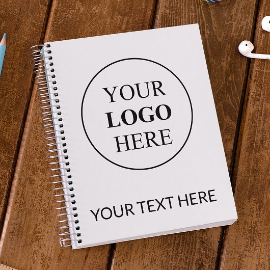Carnet Logo Promotionnel Personnalisé – Aucune Commande M