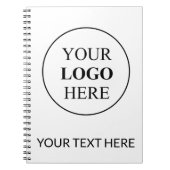 Carnet Logo Promotionnel Personnalisé – Aucune Commande M (Devant)
