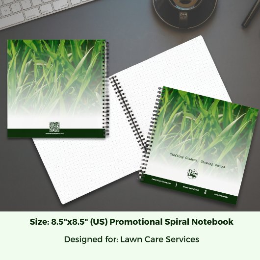 Carnet Logo promotionnel Photo Lawn Care