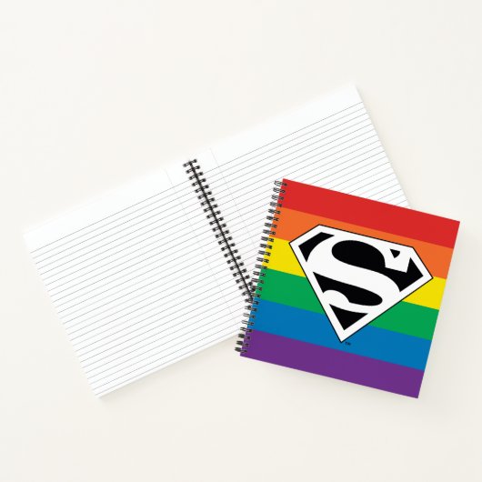 Carnet Logo Rainbow Superman (Intérieur)