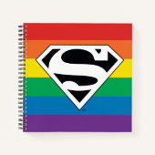 Carnet Logo Rainbow Superman (Devant)