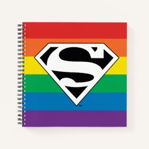 Carnet Logo Rainbow Superman
