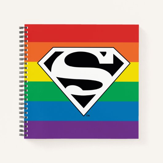 Carnet Logo Rainbow Superman (Devant)