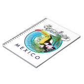 Carnet Logo rétro de Baja California Sur Mexico (Côté gauche)