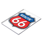 Carnet Logo Route 66 (Côté gauche)