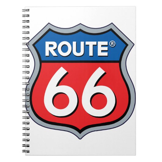 Carnet Logo Route 66 (Devant)