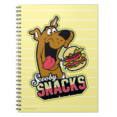 Carnet Logo Scooby-Doo "Scooby Snacks" (Devant)