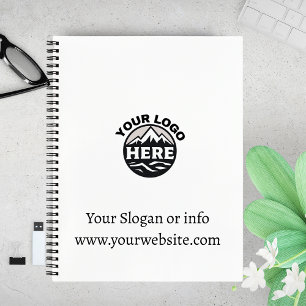 Carnet Logo Simple Entreprise Promotionnel Personnalisé 
