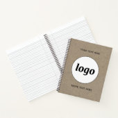 Carnet Logo simple et promotion de texte (Intérieur)