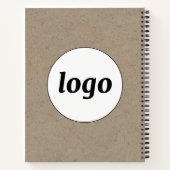 Carnet Logo simple et promotion de texte (Dos)