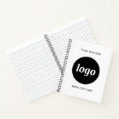 Carnet Logo simple et promotion de texte (Intérieur)