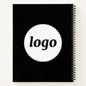 Carnet Logo simple et promotion de texte (Dos)