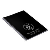 Carnet Logo sur mesure simple pour entreprise (Côté Droit)