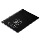 Carnet Logo sur mesure simple pour entreprise (Côté gauche)