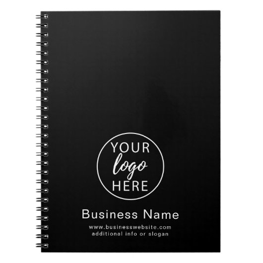 Carnet Logo sur mesure simple pour entreprise (Devant)