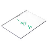 Carnet Logo vert de triathlon (Côté gauche)