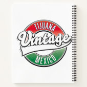 Carnet Logo vintage de Tijuana mexique. (Dos)