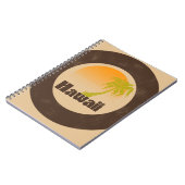 Carnet Logo vintage Hawaii (Côté gauche)