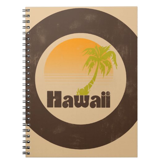 Carnet Logo vintage Hawaii (Devant)
