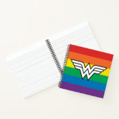 Carnet Logo Wonder Woman Rainbow (Intérieur)