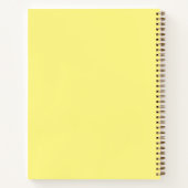 Carnet Loi d'attraction Processus Sets de table jaunes (Dos)
