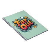 Carnet Loin Retro les années 70 Psychédélique Super Hippi (Côté Droit)